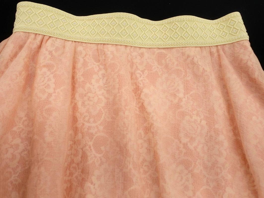 PATTERN パターン プライムパターン レース スカート sizeM/ピンク ■◇ ☆ fab5 レディース