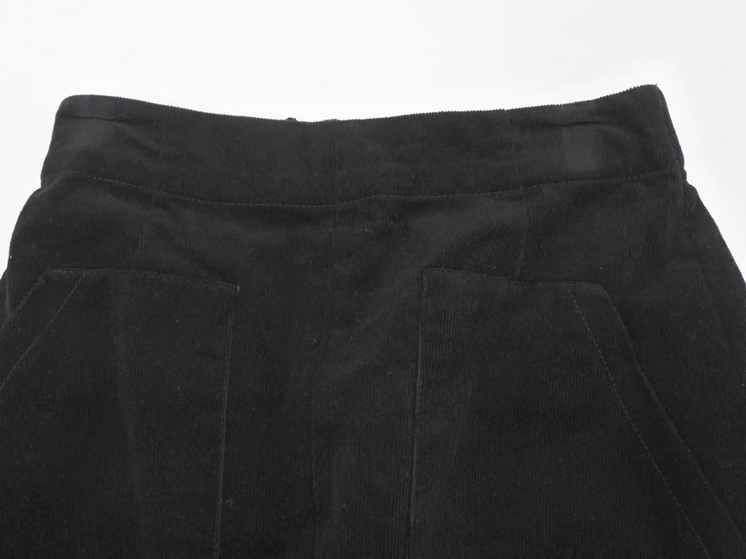 mystic ミスティック コーデュロイ ロング スカート size1/黒 ◇■ ☆ fab5 レディース