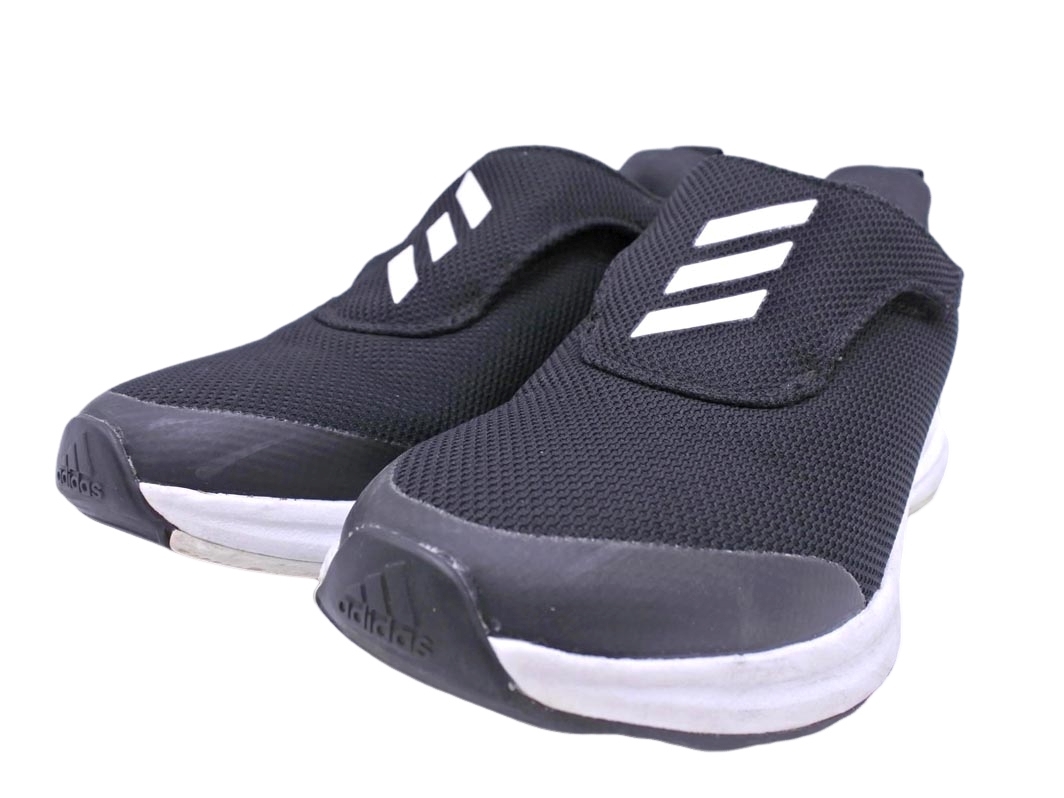 adidas アディダス スニーカー size21.5/黒 ■■ ☆ fab5 レディース