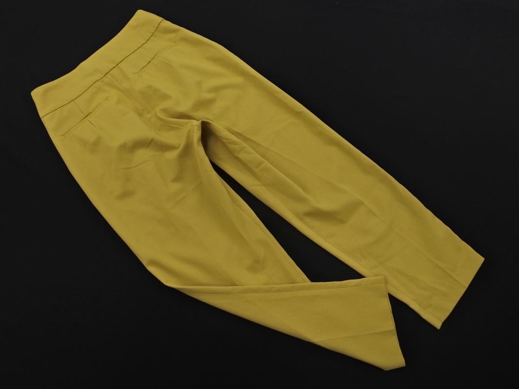 NATURAL BEAUTY BASIC ナチュラルビューティーベーシック センタープレス加工 パンツ sizeM/マスタード ■◇ ☆ fab5 レディース