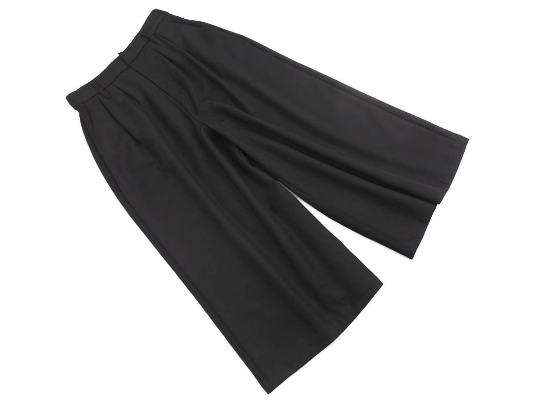 INGNI イング タック アンクル ワイド パンツ sizeM/黒 ◇■ ☆ fab6 レディース