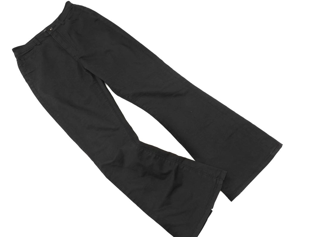JEANASIS Jeanasis flare pants sizeS/ чёрный #* * fab6 женский 