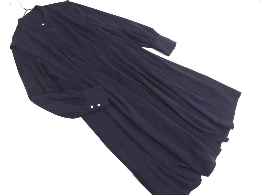 NATURAL BEAUTY BASIC ナチュラルビューティーベーシック ワンピース sizePS/紺 ■◇ ☆ fab6 レディース