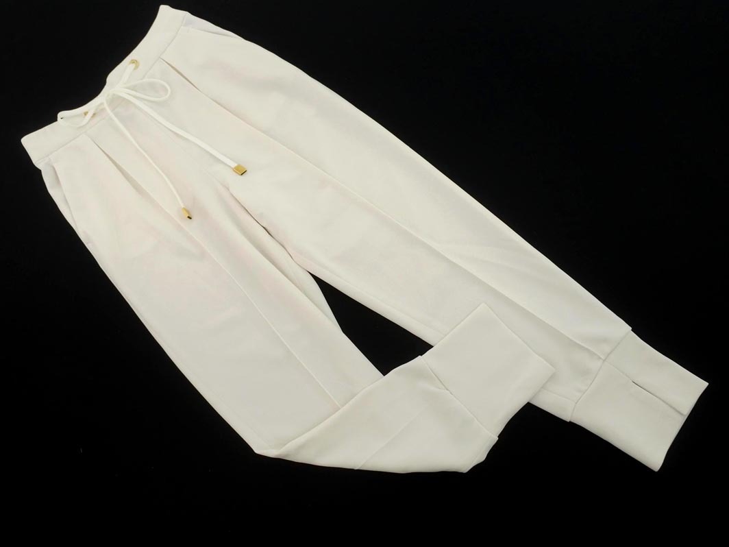 Pinky＆Dianne ピンキー＆ダイアン ジョガー パンツ size34/白 ■◇ ☆ fab6 レディース