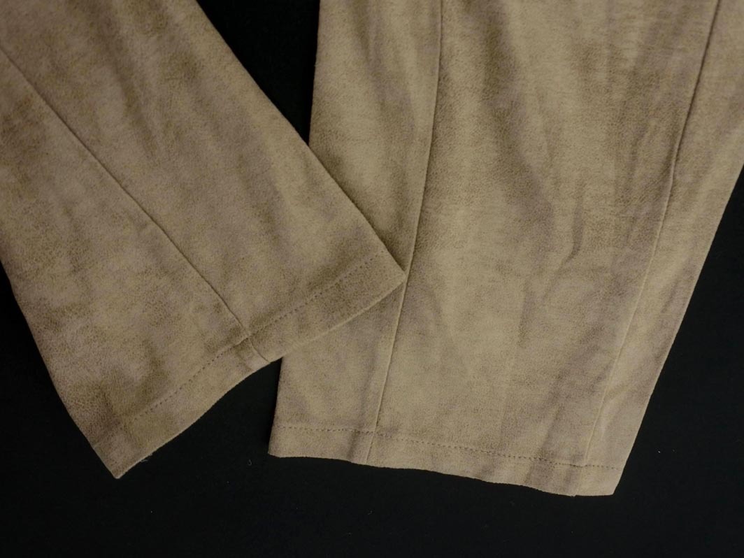 LAUTREAMONT ロートレアモン スウェード調(diào) テーパード パンツ size36/ベージュ ◇■ ☆ fab7 レディース