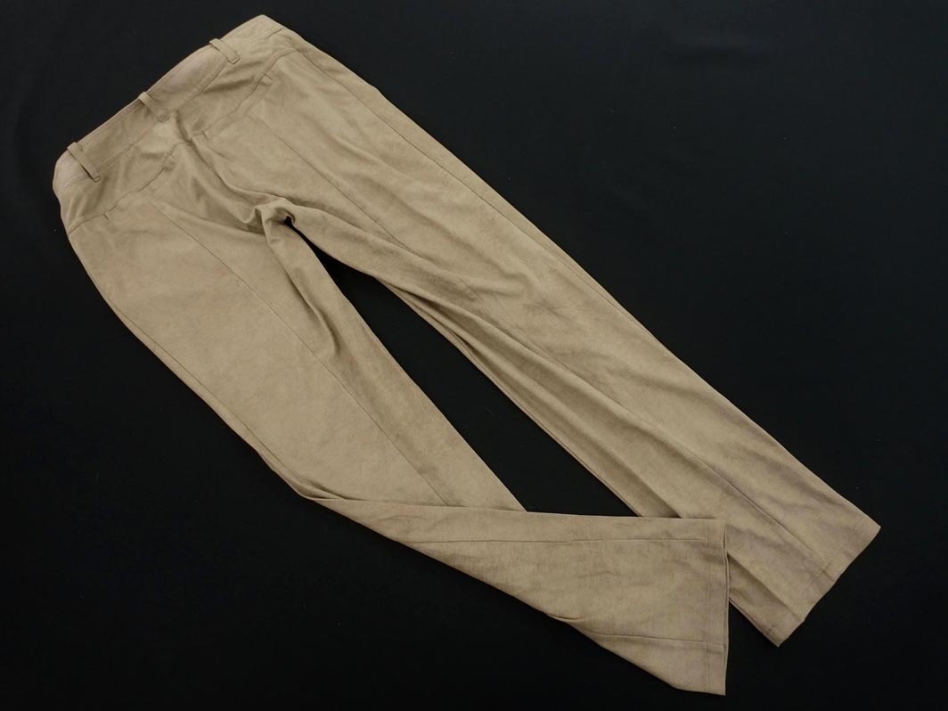 LAUTREAMONT ロートレアモン スウェード調(diào) テーパード パンツ size36/ベージュ ◇■ ☆ fab7 レディース
