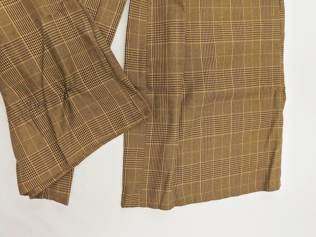 新品 CECIL McBEE セシルマクビー グレンチェック ワイド パンツ sizeM/茶 ◇■ ☆ fab6 レディース