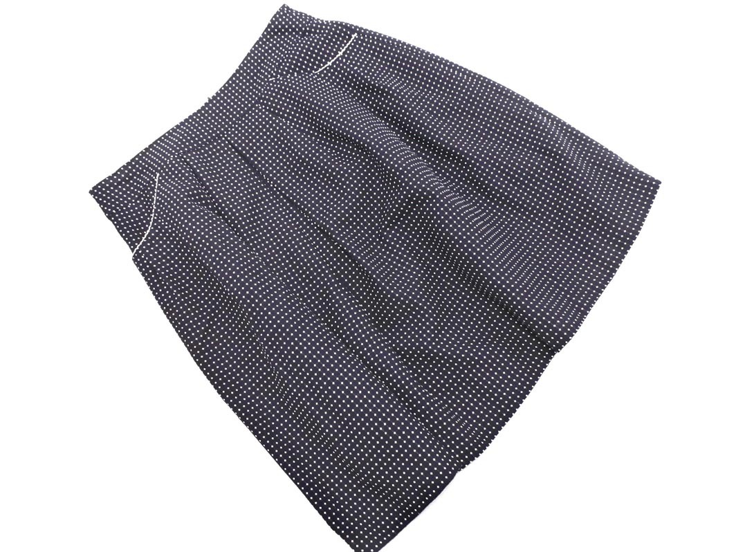 Doux archives ドゥアルシーヴ ドット タック Aライン 台形 スカート size64-91/黒 ◇■ ☆ fab7 レディース