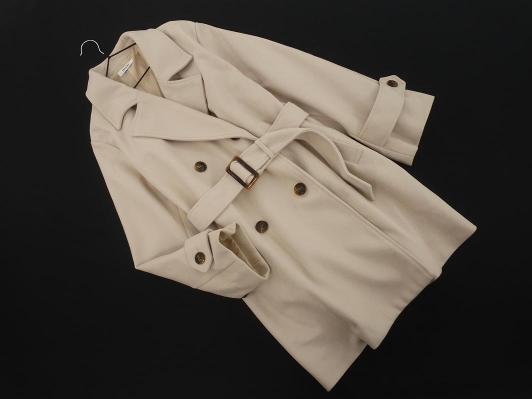 INGNI イング ベルト付き コート sizeM/ベージュ ◇■ ☆ fac0 レディース