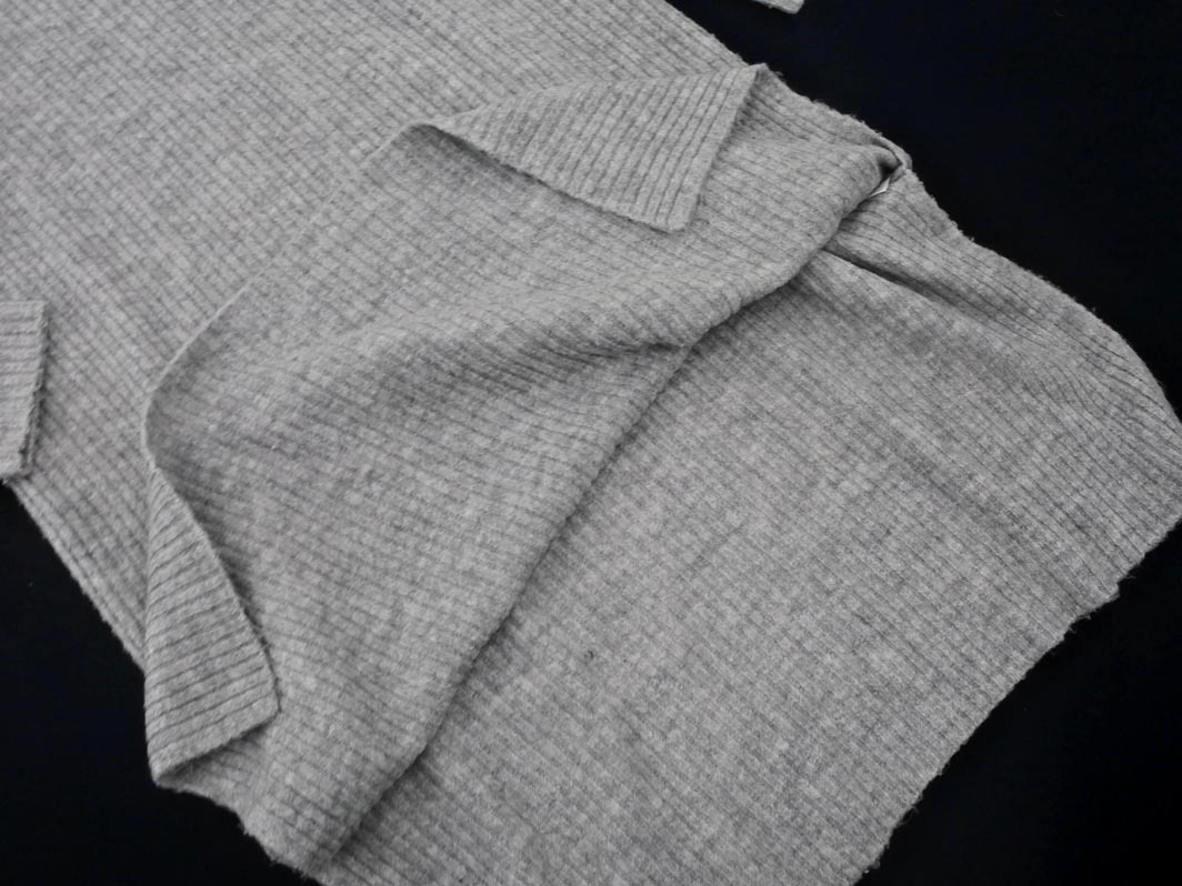 Techichi Te chichi ta-toru шея вязаный One-piece sizeF/ серый *# * fac1 женский