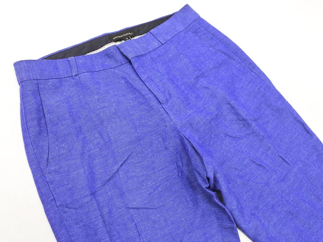 BANANA REPUBLIC Banana Republic слаксы брюки size2/ синий #* * fac2 женский 