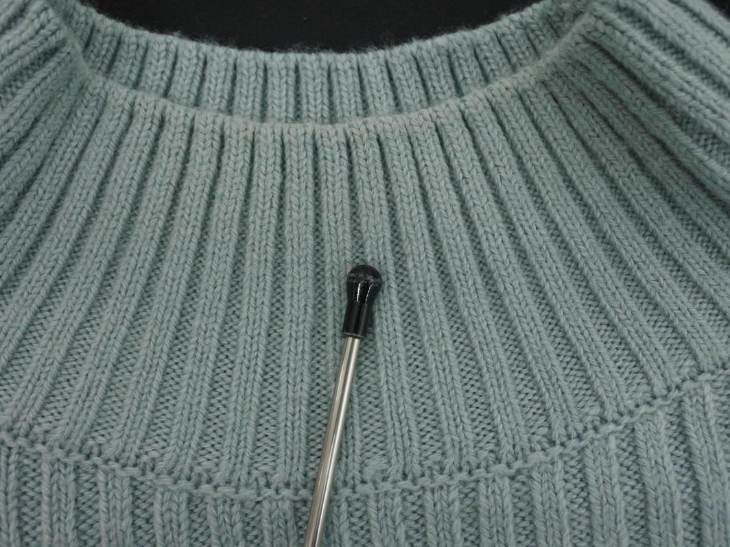 Apuweiser-riche アプワイザーリッシェ ウール混 ニット チュニック スカート セットアップ size2/ミント ◇■ ☆ fac2 レディース