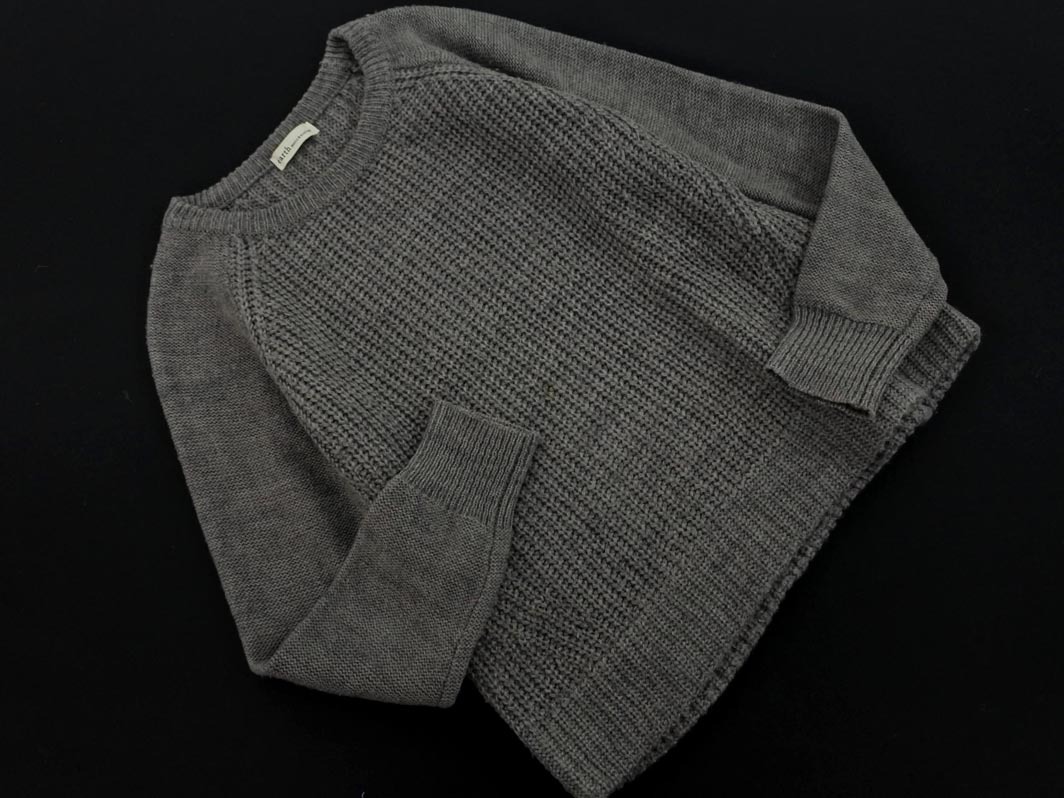 earth music&ecology アースミュージック＆エコロジー ウール混 ニット セーター sizeF/グレー ◇■ ☆ fac2 レディース_画像1