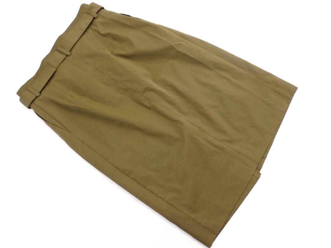 SLOBE IENA スローブイエナ ベルト付き ラップ調(diào) スカート size36/カーキ ■◇ ☆ fac4 レディース