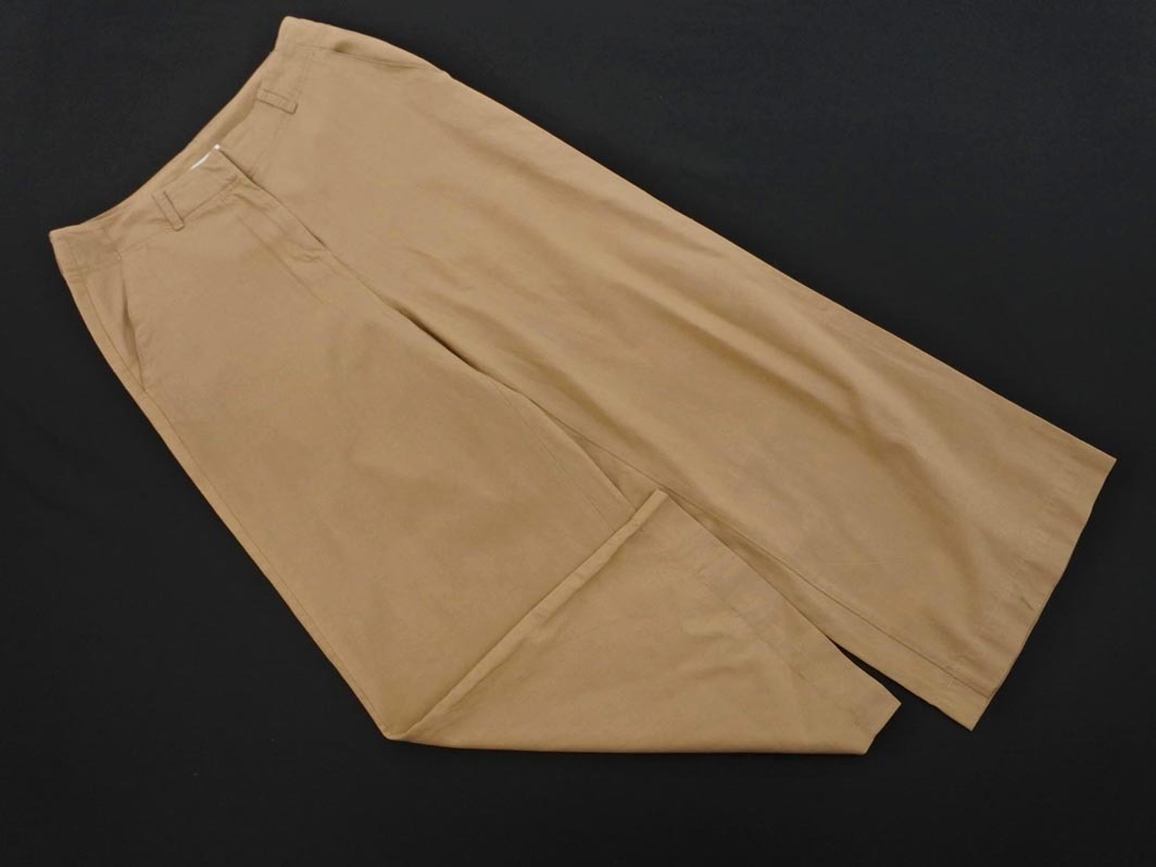 NATURAL BEAUTY BASIC ナチュラルビューティーベーシック ワイド パンツ sizeM/ベージュ ■◇ ☆ fac3 レディース