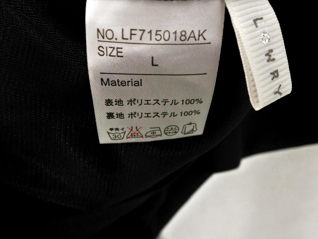 LOWRYS FARM ローリーズファーム タック テーパード パンツ sizeL/黒 ■◇ ☆ fac4 レディース