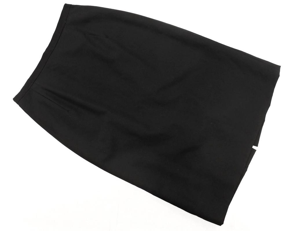 MICHEL KLEIN ミッシェルクラン ウール100% スカート size36/黒 ◇■ ☆ fac4 レディース