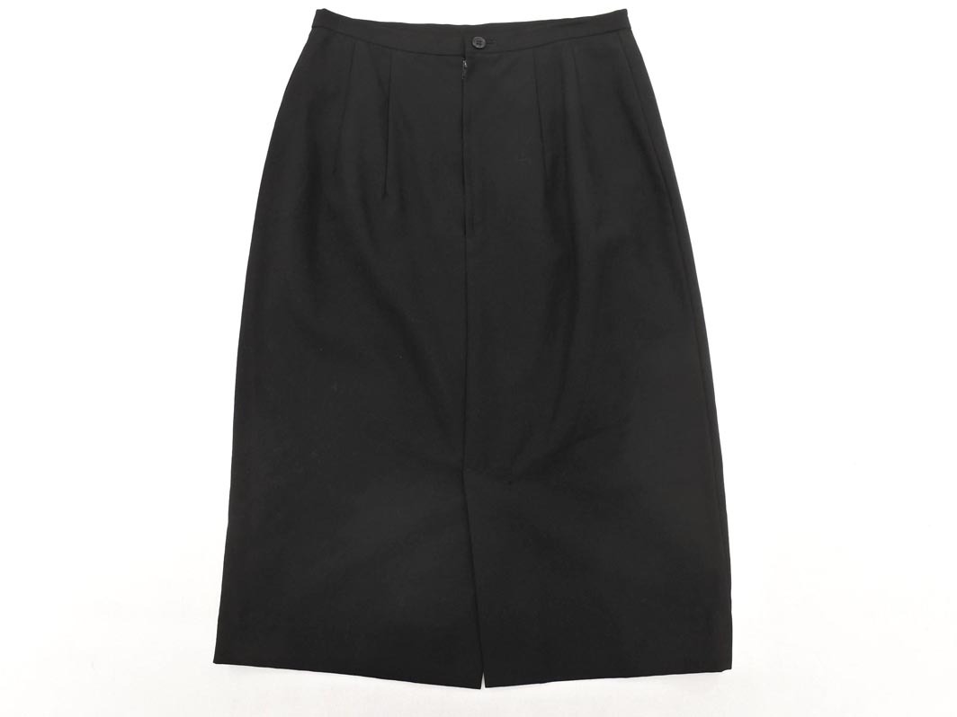 MICHEL KLEIN ミッシェルクラン ウール100% スカート size36/黒 ◇■ ☆ fac4 レディース