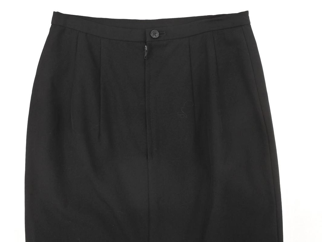MICHEL KLEIN ミッシェルクラン ウール100% スカート size36/黒 ◇■ ☆ fac4 レディース