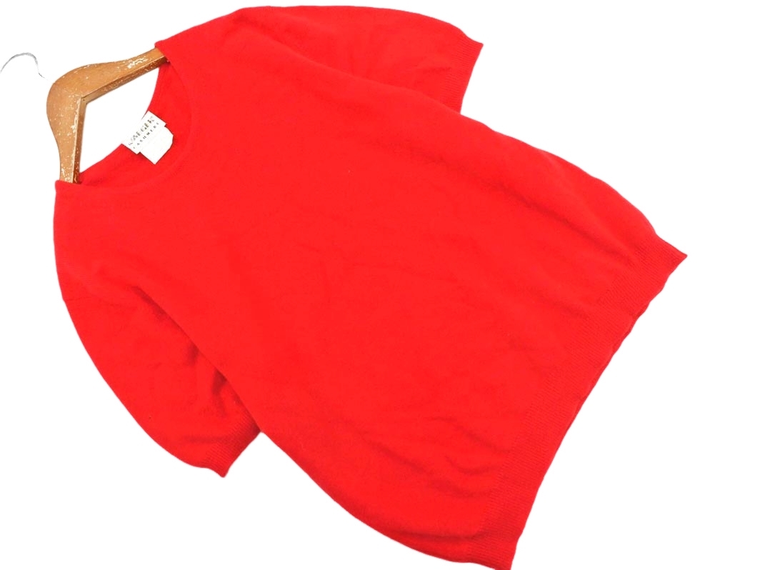 ネコポスOK JAEGER イエガー カシミヤ100% ニット セーター sizeL/赤 ◇■ ☆ fac4 レディース