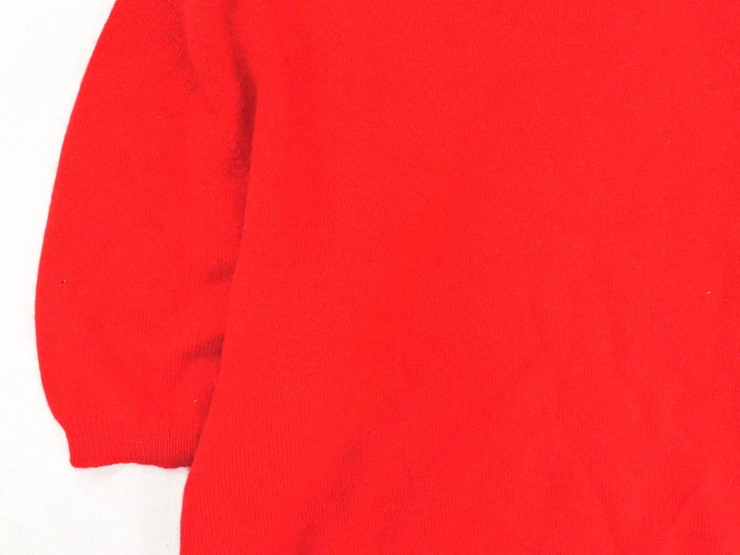 ネコポスOK JAEGER イエガー カシミヤ100% ニット セーター sizeL/赤 ◇■ ☆ fac4 レディース