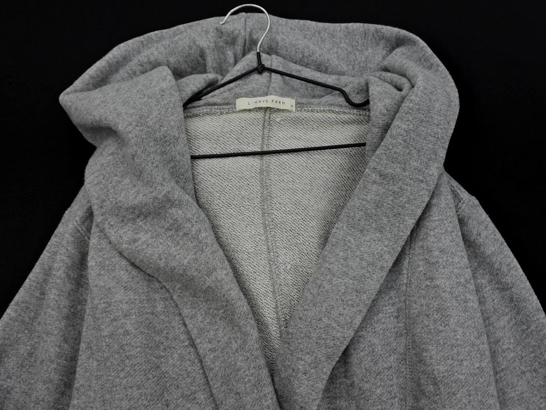 LOWRYS FARM ローリーズファーム フード カーディガン sizeM/グレー ◇■ ☆ fac7 レディース