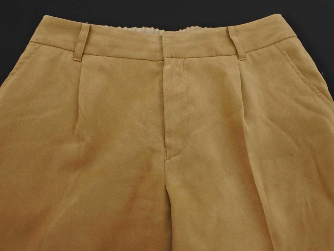 LAUTREAMONT ロートレアモン スウェード調(diào) ガウチョ パンツ size38/ベージュ ◇■ ☆ fac7 レディース
