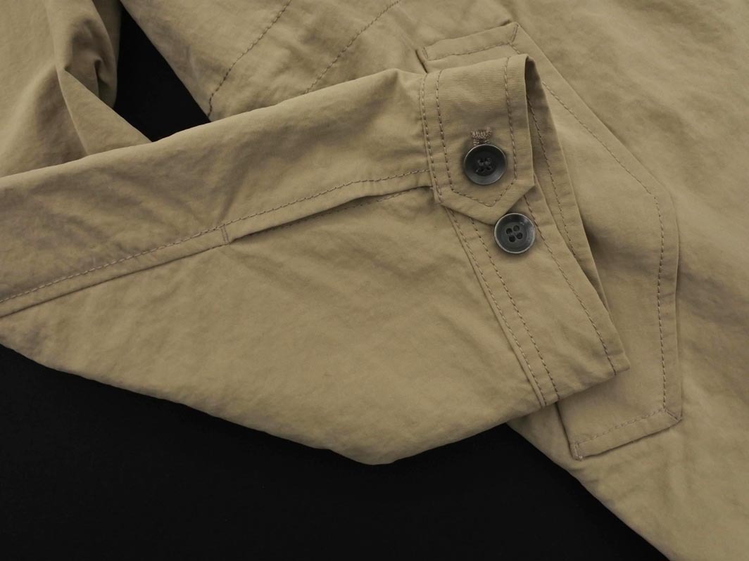 LAUTREAMONT ロートレアモン ボタンフライ 里起毛 2WAY スプリング ロング コート size40/ベージュ ■◇ ☆ fac9 レディース