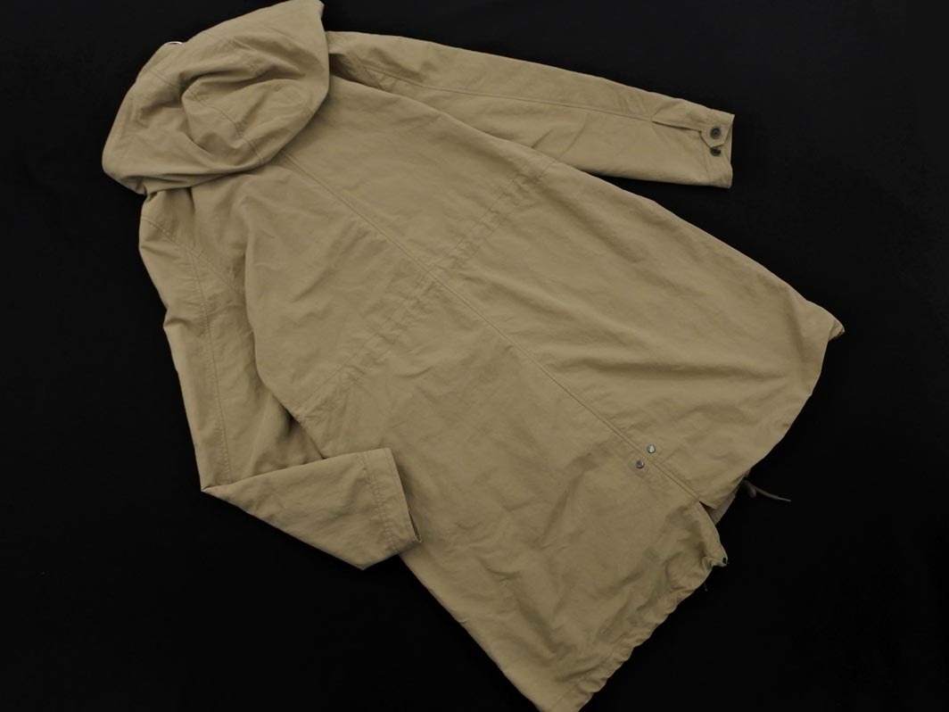 LAUTREAMONT ロートレアモン ボタンフライ 里起毛 2WAY スプリング ロング コート size40/ベージュ ■◇ ☆ fac9 レディース