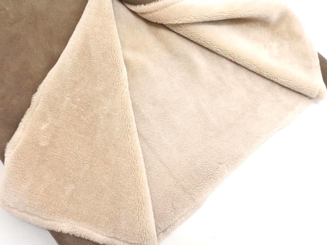 LOWRYS FARM ローリーズファーム 里ボア フーデッド コート sizeM/茶 ◇■ ☆ fac9 レディース
