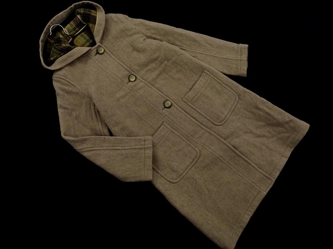 EASTBOY イーストボーイ ウール混 フード コート size9/ベージュ ◇■ ☆ fac9 レディース