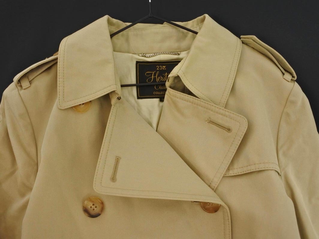 23 район тренчкот size38/ бежевый *# * fac8 женский