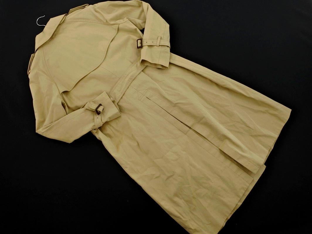 23 район тренчкот size38/ бежевый *# * fac8 женский