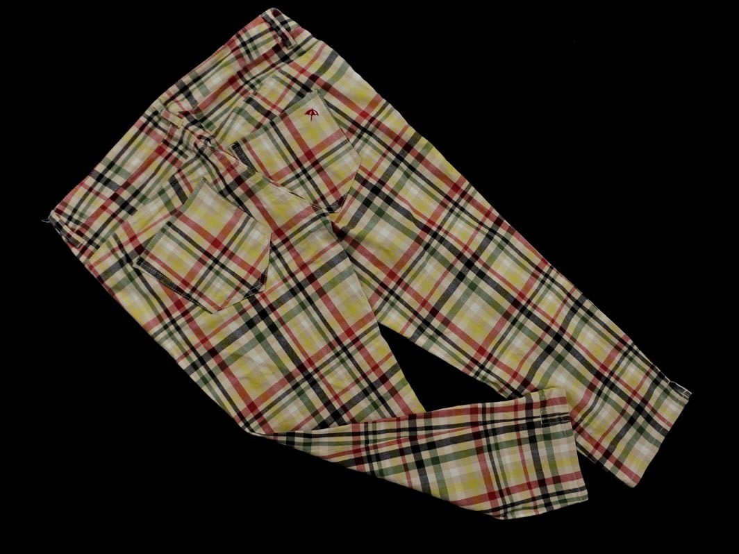 arnold palmer アーノルドパーマー チェック クロップド パンツ size3/ベージュ ■◇ ☆ fac9 レディース