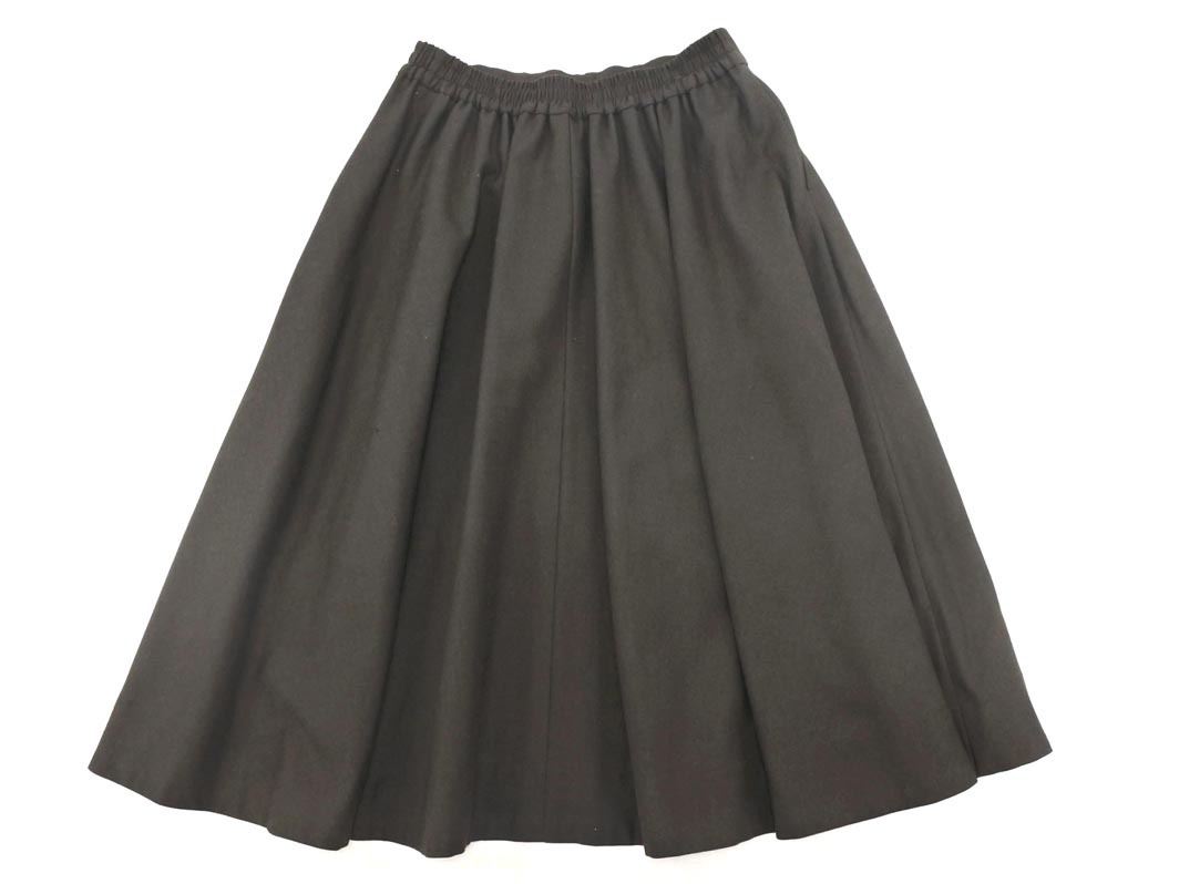 IENA イエナ ウール混 フレア ロング スカート size36/カーキ ◇■ ☆ fad1 レディース