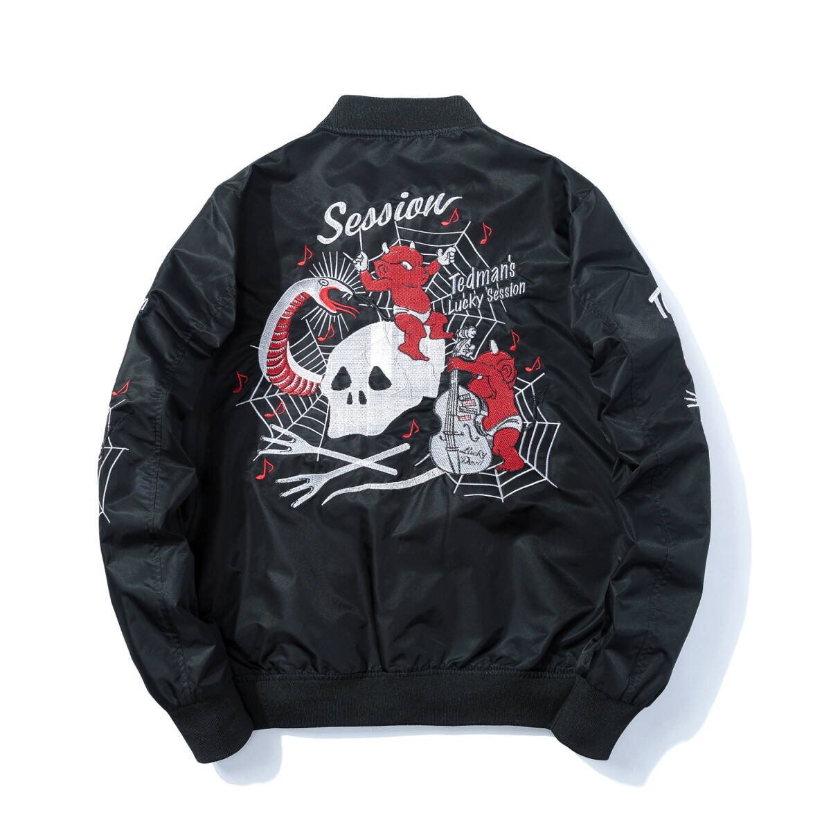 春秋新品　メンズ ジャケット ジャンパー ブルゾン MA-1 フライトジャケット ドクロ　Ｓ～3ＸＬ