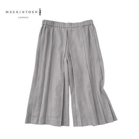 ND509ね@ MACKINTOSH マッキントッシュ 美品 プリーツワイドパンツ 38/M シンプル 大人