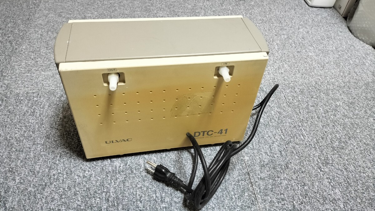 アルバック ダイヤフラム真空ポンプ DTC-41 耐食性