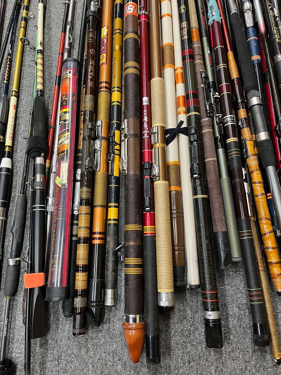 釣竿 まとめ 売り 73本 DAIWA SHIMANO RYOBI などなど 現状品 釣竿 まとめ 売り 73本 DAIWA SHIMANO RYOBI などなど 現状品