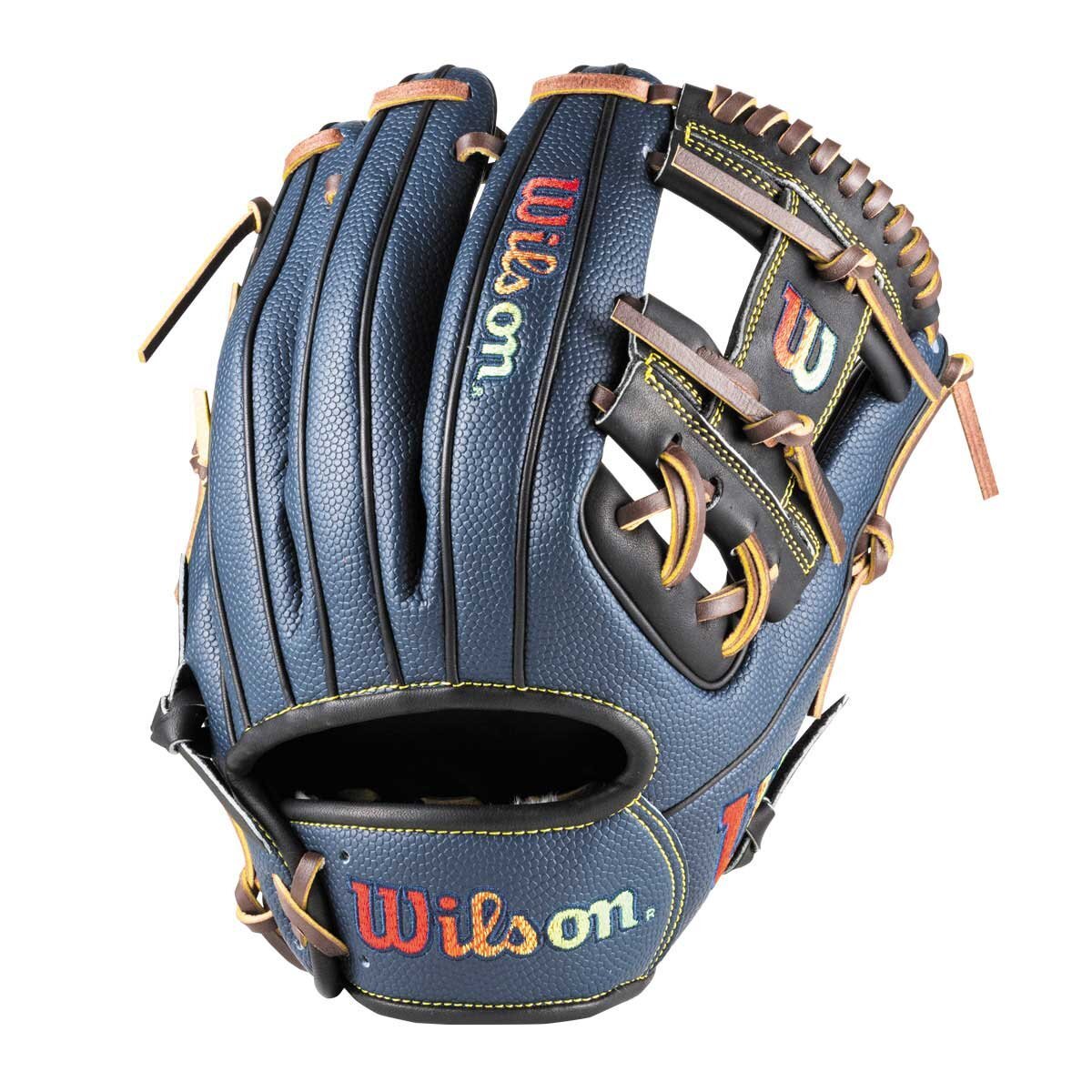 1647046-WILSON/一般軟式グラブ D-MAX DUAL 86型 内野 野球グローブ/LH