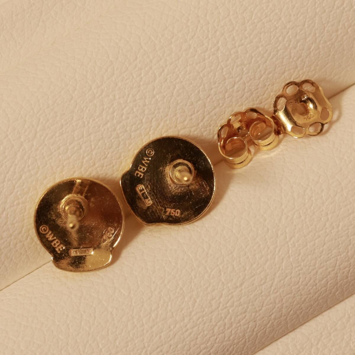 750 YG ワーナーブラザーズ ルーニー・テューンズ トゥイーティー ピアス エナメル K18_画像7