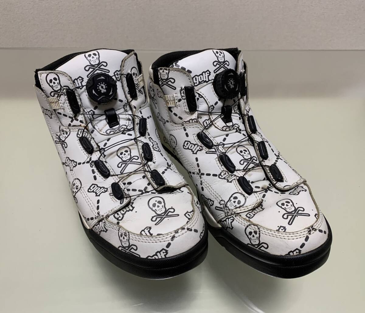 【現状品】MARK&LONA マークアンドロナ ハイカットゴルフシューズ グラビス メンズ サイズ27cm gravis マクロナ