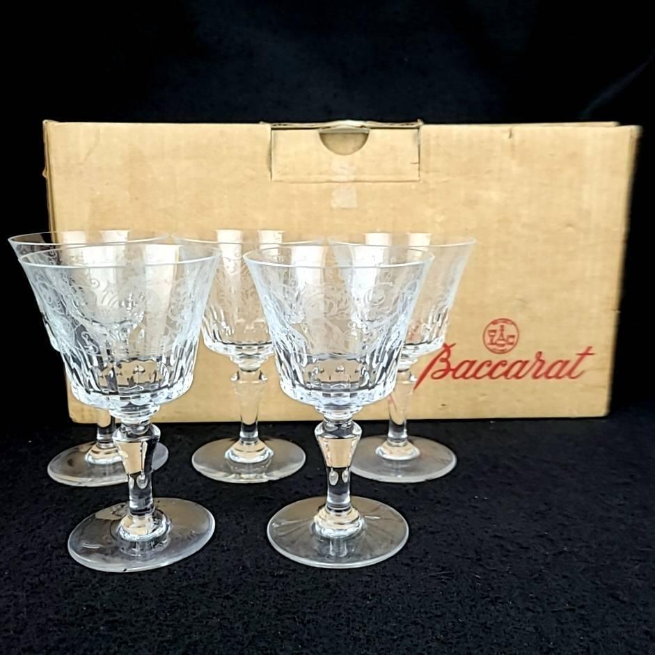美品 バカラ Baccarat パルメ エッチング 鳥 草花 ワイングラス 美品 バカラ Baccarat パルメ エッチング 鳥 草花 ワイングラス