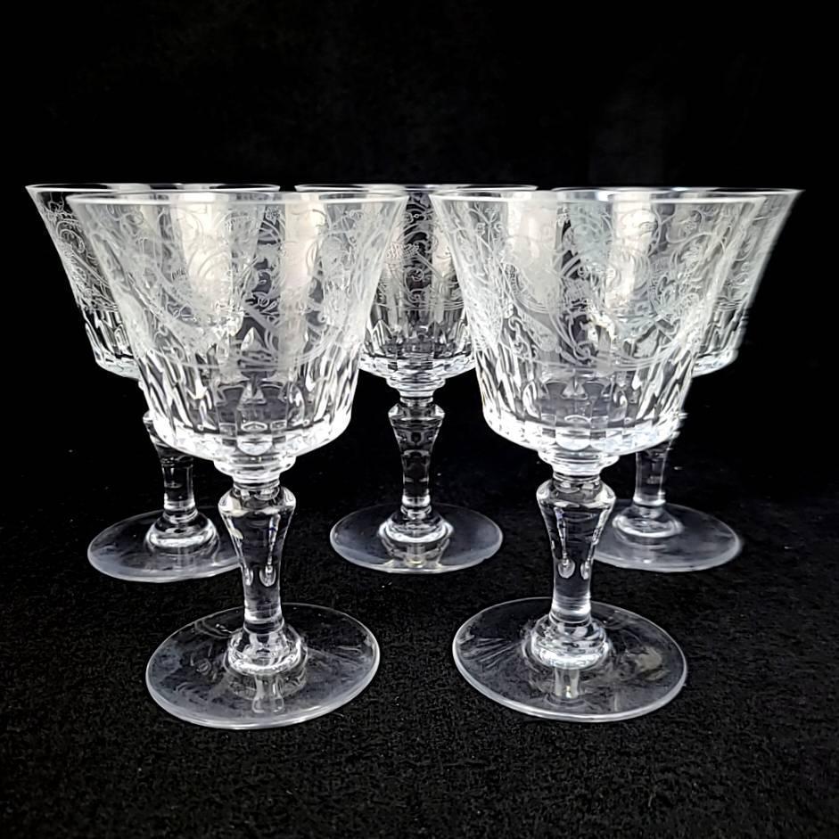 美品 バカラ Baccarat パルメ エッチング 鳥 草花 ワイングラス 美品 バカラ Baccarat パルメ エッチング 鳥 草花 ワイングラス