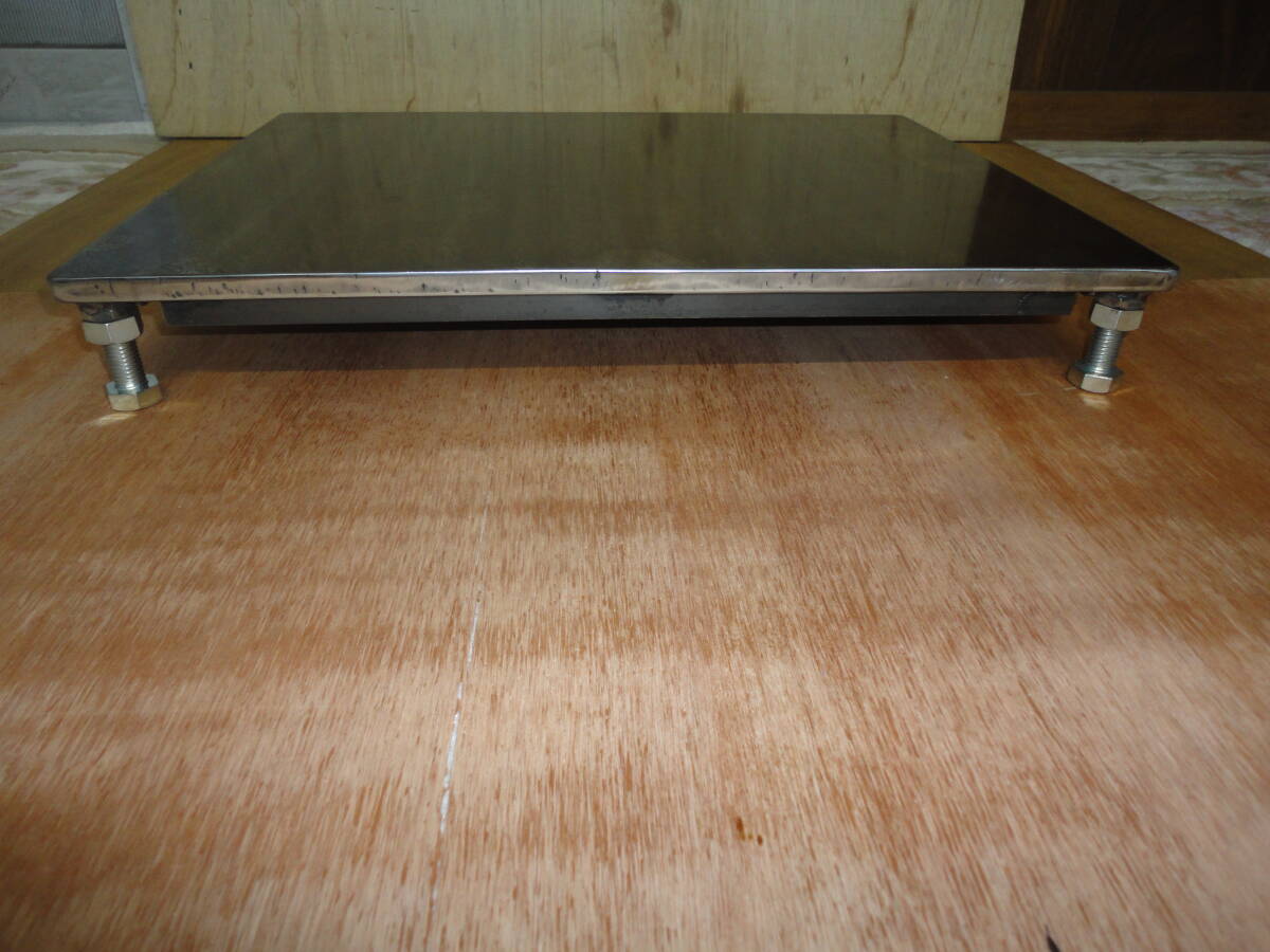 金床（作業台）12t＊高さ70mm＊奥行き400mm＊横幅500mm品　1台