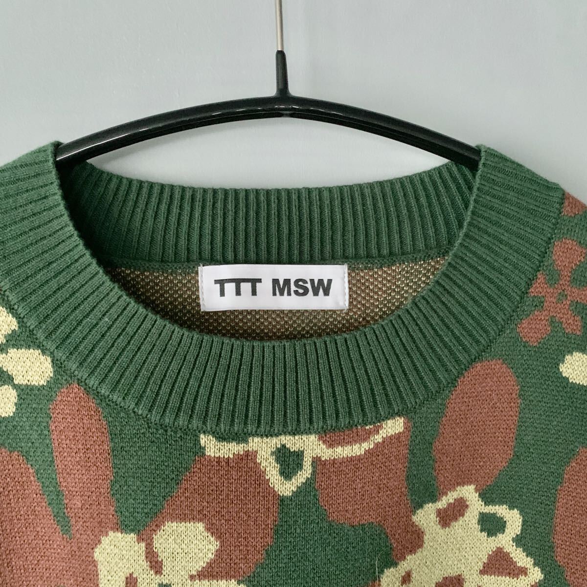 TTT MSW 23SS カモフラワーニットベスト ティーモダンストリート TTT MSW 23SS カモフラワーニットベスト ティーモダンストリート
