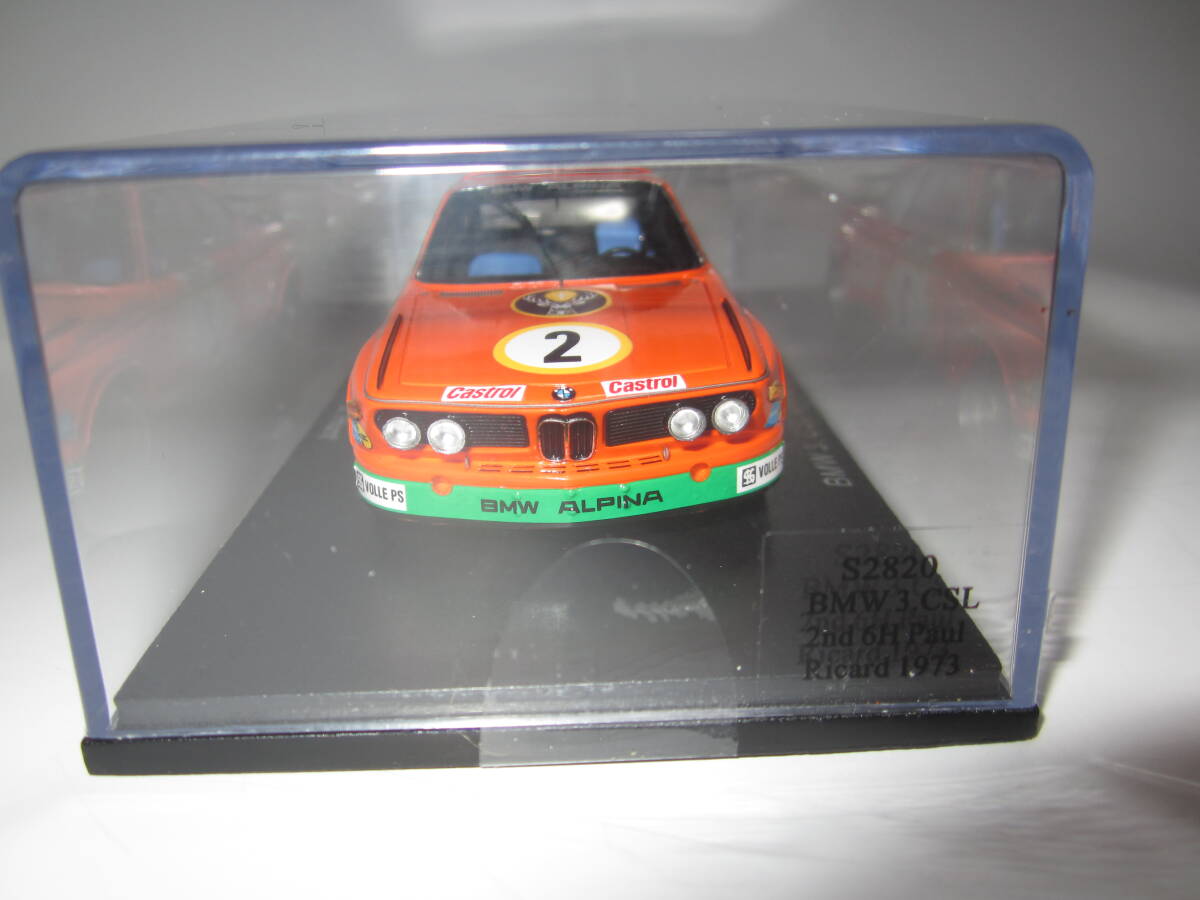 即決 スパーク S2820 1/43 BMW 3.0 CSL 1973年ポールリカール6h №2 ジェームス・ハント／ジャッキー・イクス