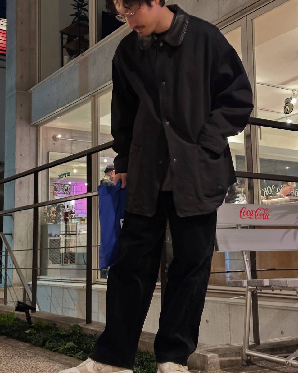 COMOLI/コモリ 24fw デニムレザー ワークジャケット (Lサイズ COMOLI/コモリ 24fw デニムレザー ワークジャケット (Lサイズ