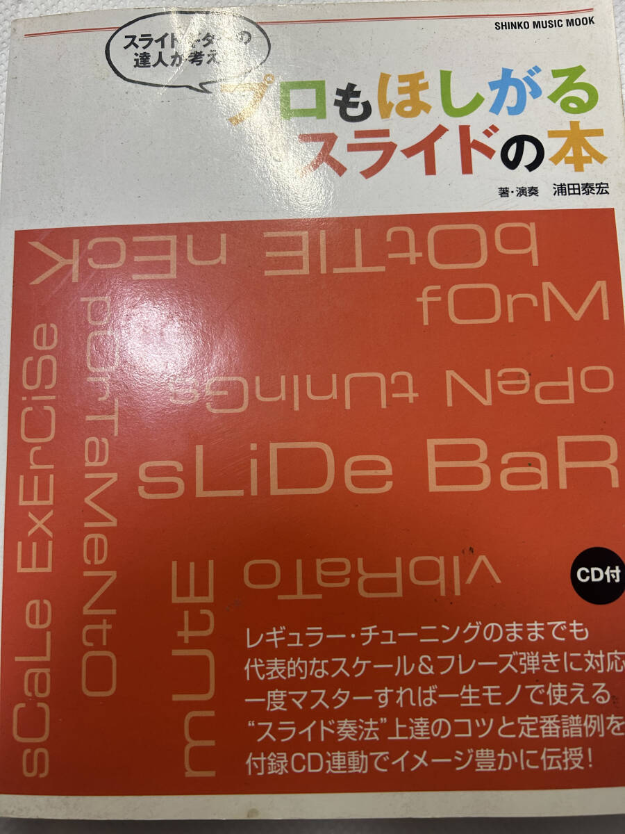 プロもほじがるスライドの本　　ギター