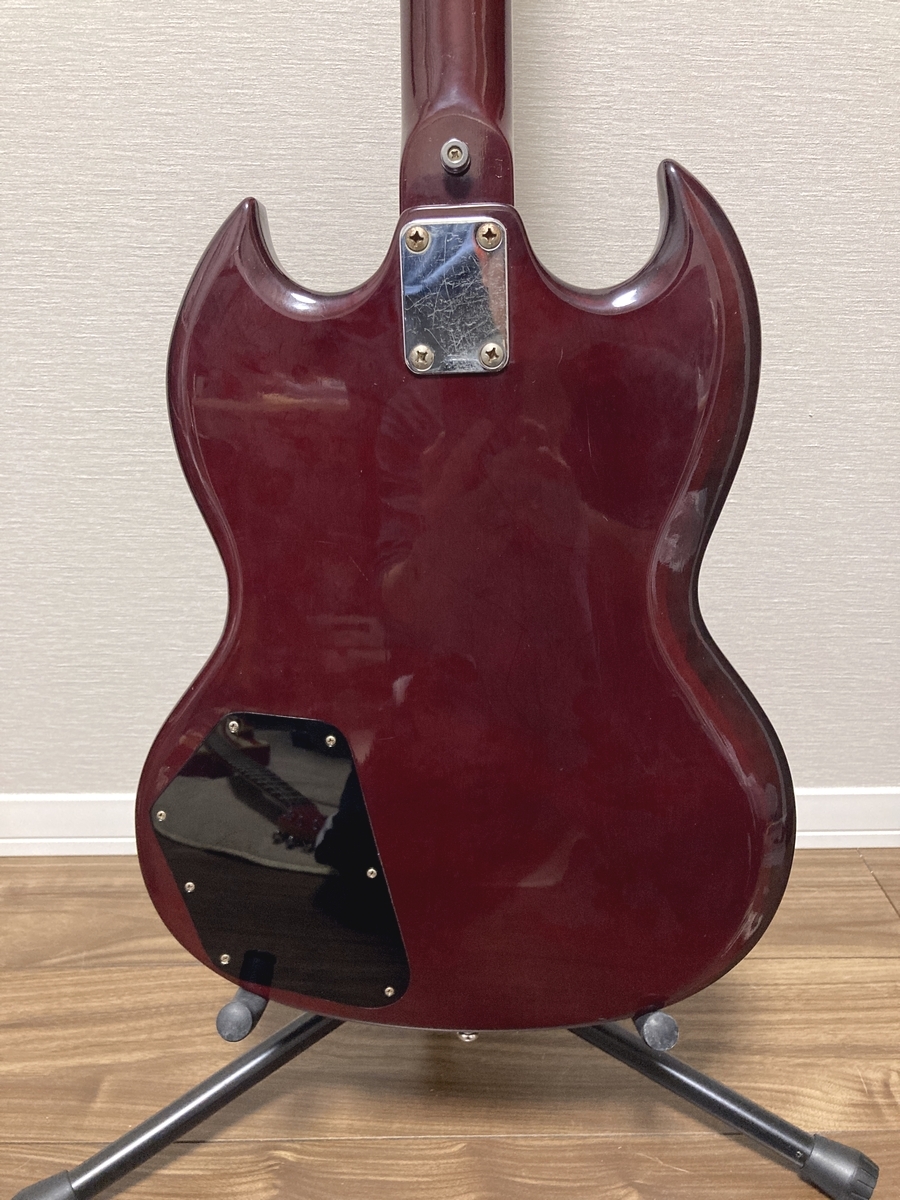 KASUGA エレキギター SG 春日楽器 ハードケース付 ジャンク品 KASUGA エレキギター SG 春日楽器 ハードケース付 ジャンク品